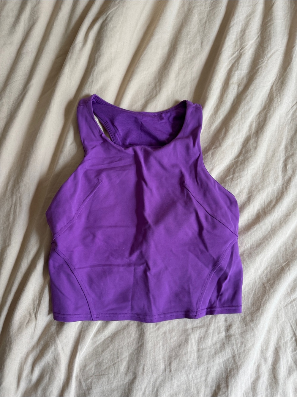 lululemon athletica Purple Crop Tank Top